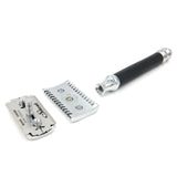PARKER 26C OPEN COMB BLACK HANDLE SAFETY RAZOR - Prohibition Style