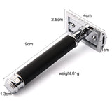 Prohibition Style - Delux Long Handle 3 Piece Safety Razor - Prohibition Style