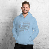 Vintage shaving Unisex Hoodie