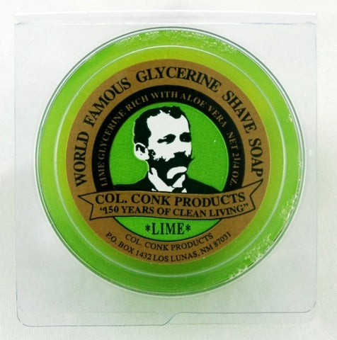 COL. CONK LIME SHAVING SOAP - Prohibition Style
