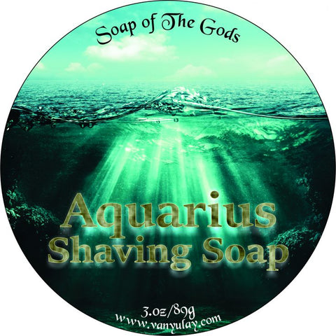 Van Yulay - Aquarius Shaving Soap 3 oz (multiple Scents) - Prohibition Style