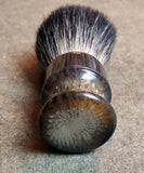 Prohibition Style Pure Badger Faux Horn Shaving Brush - Prohibition Style