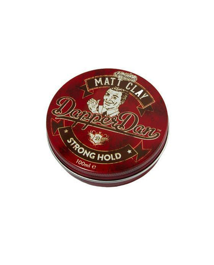 DAPPER DAN - MATT CLAY POMADE WITH STRONG HOLD 100 ML - Prohibition Style