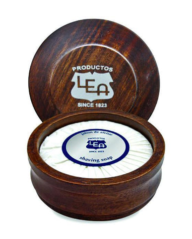 LEA CLASSIC SHAVING SOAP IN WOODEN BOWL (100G/3.5OZ) - Prohibition Style