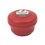 Proraso Shaving Soap Jar - Sandalwood With Shea Butter - For Tough Beards - Prohibition Style
