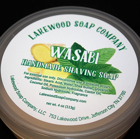 Lakewood Soap Company - Wasabi - Shave Soap - Prohibition Style